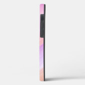 Modernes Eligant Retro Line Monogramm Case-Mate iPhone Hülle (Rückseite / Links)