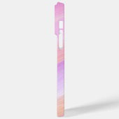 Modernes Eligant Retro Line Monogramm Case-Mate iPhone Hülle (Rückseite / Links)