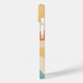 Modernes Eligant Retro Line Monogramm Case-Mate iPhone Hülle (Rückseite / Links)