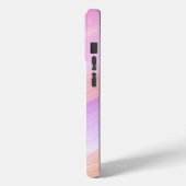 Modernes Eligant Retro Line Monogramm Case-Mate iPhone Hülle (Rückseite / Links)