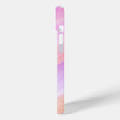 Modernes Eligant Retro Line Monogramm Case-Mate iPhone Hülle (Rückseite / Links)