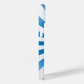 Modernes Eligant Retro Line Monogramm Case-Mate iPhone Hülle (Rückseite / Rechts)