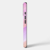 Modernes Eligant Retro Line Monogramm Case-Mate iPhone Hülle (Rückseite / Links)