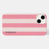 Modernes Eligant Retro Line Monogramm Case-Mate iPhone Hülle (Rückseite (Horizontal))