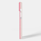 Modernes Eligant Retro Line Monogramm Case-Mate iPhone Hülle (Rückseite / Links)