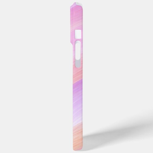 Modernes Eligant Retro Line Monogramm Case-Mate iPhone Hülle (Rückseite / Links)