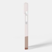 Modernes Eligant Retro Line Monogramm Case-Mate iPhone Hülle (Rückseite / Links)