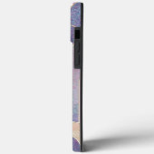 Modernes Eligant Retro Line Monogramm Case-Mate iPhone Hülle (Rückseite / Links)