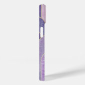 Modernes Eligant Retro Line Monogramm Case-Mate iPhone Hülle (Rückseite / Rechts)