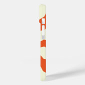 Modernes Eligant Retro Line Monogramm Case-Mate iPhone Hülle (Rückseite / Links)