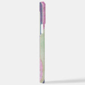 Modernes Eligant Retro Line Monogramm iPhone Hülle (Rechte Seite)