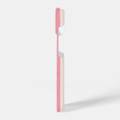 Modernes Eligant Retro Line Monogramm iPhone Hülle (Linke Seite)