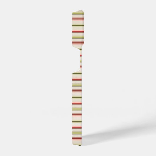 Modernes Eligant Retro Line Monogramm iPhone Hülle (Rechte Seite)