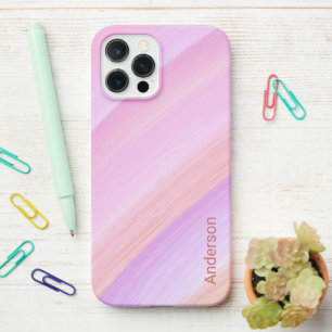 Modernes Eligant Retro Line Monogramm iPhone 12 Pro Max Hülle