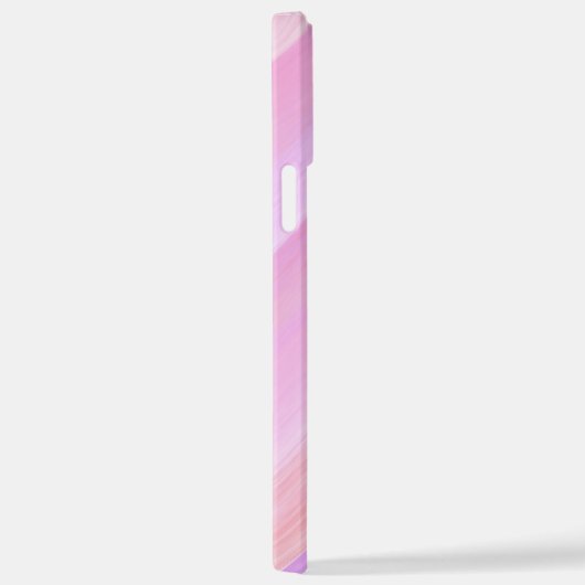 Modernes Eligant Retro Line Monogramm iPhone Hülle (Rechte Seite)