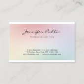 Modernes Elite Design Beruflich trendige Elegant Visitenkarte (Vorderseite)