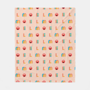 Modernes Elmo Muster Fleecedecke
