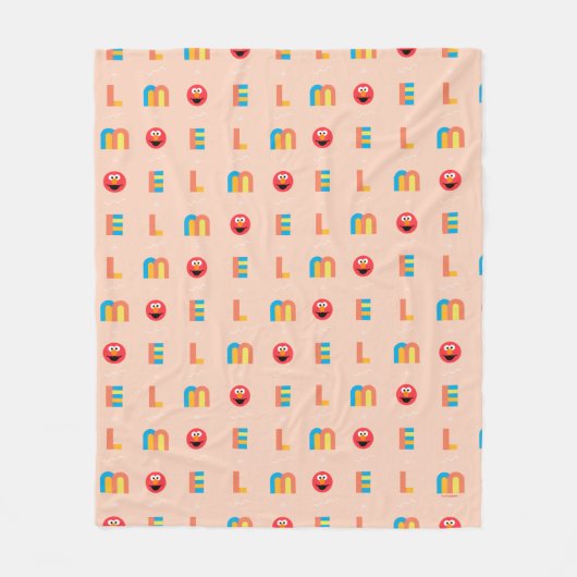 Modernes Elmo Muster Fleecedecke (Vorderseite)