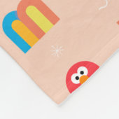 Modernes Elmo Muster Fleecedecke (Ecke)