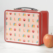 Modernes Elmo Muster Metall Brotdose (Beispiel)