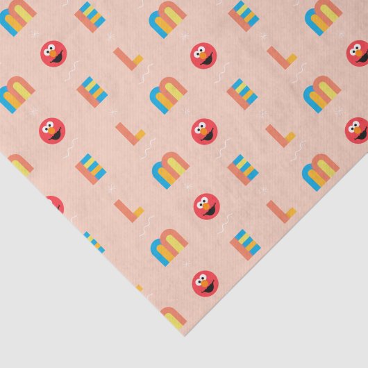 Modernes Elmo Muster Seidenpapier (Ausschnitt)