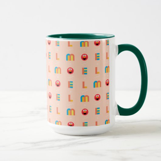 Modernes Elmo-Muster Tasse (Rechts)
