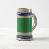 MODERNES EMERALD-GRÜNE BILDTEXTVORLAGE BIERGLAS (VorderseiteRechts)