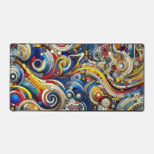 Modernes Engineering Cool elektronisch abstrakt Schreibtischunterlage (Vorderseite)