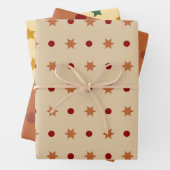 Modernes Erntedank Colors Set 3 Geschenkpapier Set (Beispiel)