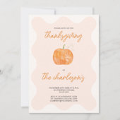 Modernes Erntedank Dinner Weinkeller Einladung (Vorderseite)