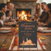 Modernes Erntedank Einladung