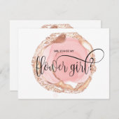 Modernes Erröten wird meine Einladung zu meiner Bl (Vorne/Hinten)