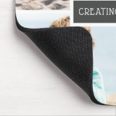 Modernes Erstellen von Erinnerungen Familienfoto C Mousepad (Ecke)