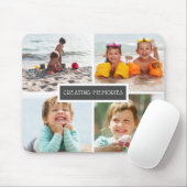 Modernes Erstellen von Erinnerungen Familienfoto C Mousepad (Mit Mouse)