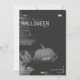 Modernes erwachsenes Halloween-Party Einladung