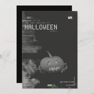 Modernes erwachsenes Halloween-Party Einladung