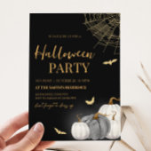 Modernes erwachsenes Pumpkin-Halloween-Party Einladung