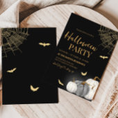 Modernes erwachsenes Pumpkin-Halloween-Party Einladung
