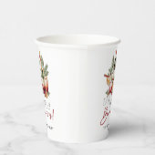 Modernes Essen Drink und genießen Sie einen angene Pappbecher (Rechts)