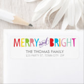 MODERNES ETIKETT fröhlich & hell fett und farbenfr (Insitu)