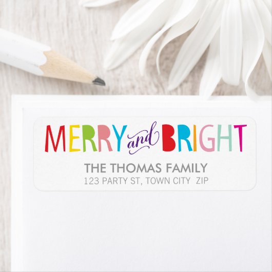 MODERNES ETIKETT fröhlich & hell fett und farbenfr (Insitu)