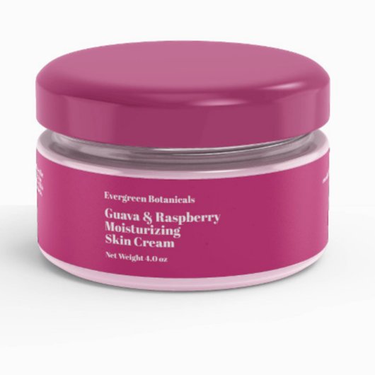 Modernes Etikett für hochrosa Kosmetika 1 x 7,25