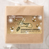 Modernes Etikett für Honigzweig (Insitu)