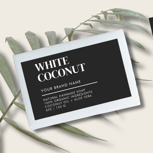 Modernes Etikett für Produktverpackungen Rechteckiger Aufkleber