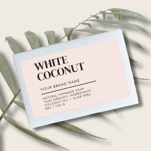 Modernes Etikett für Produktverpackungen Rechteckiger Aufkleber