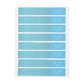 MODERNES ETIKETT niedliche Konfetti Flecken Golden (Bogen)