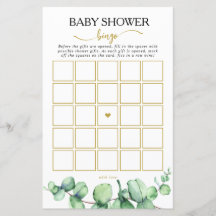 Modernes Eucalyptus Balloon Baby Showroom Bingo Ga