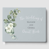 Modernes Eucalyptus Design Gästebuch (Vorderseite)