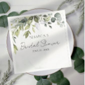 Modernes Eukalyptus-Brautparty Napkins Serviette