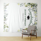 Modernes Eukalyptus-Foto-Aquarell Wandteppich (Beispiel (Horizontal))